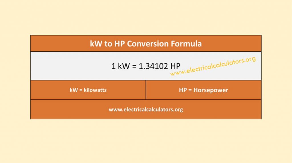 kw-hp-conversion-formula